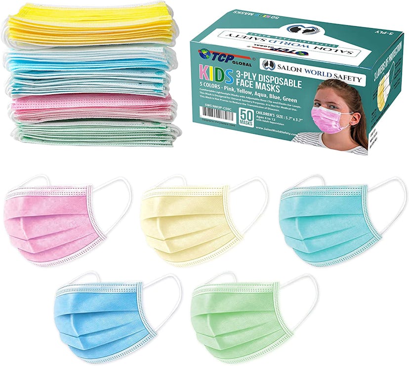 TCP Global Kids' Face Masks  for kids with glasses