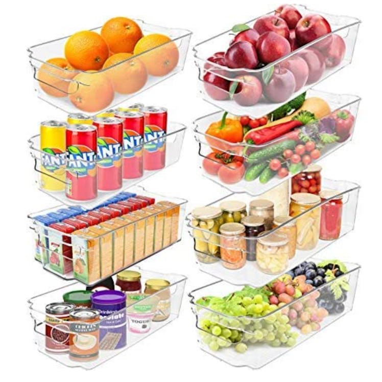 Greenco Clear Bins (8-Pack)