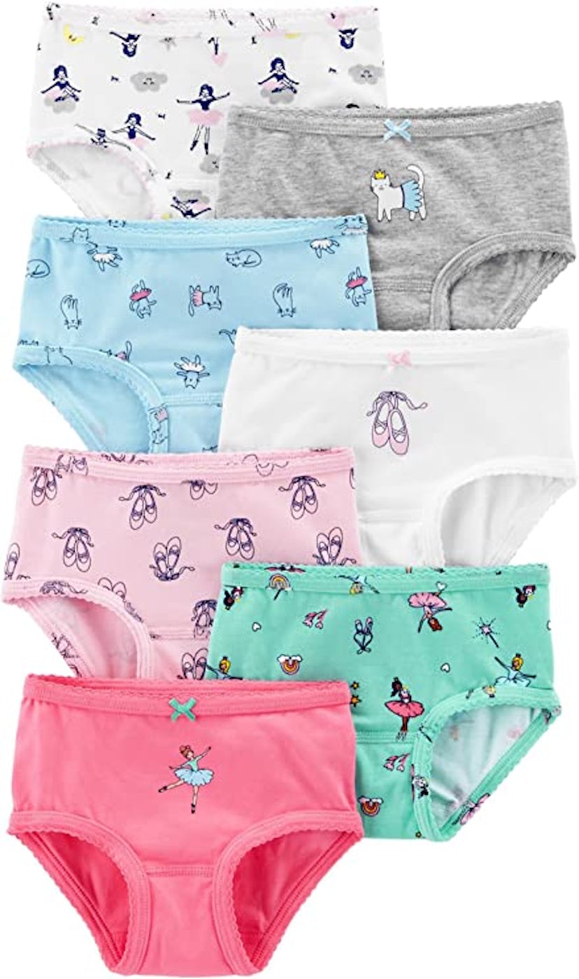 Carter's Girls' Little Underwear (7-Pack)