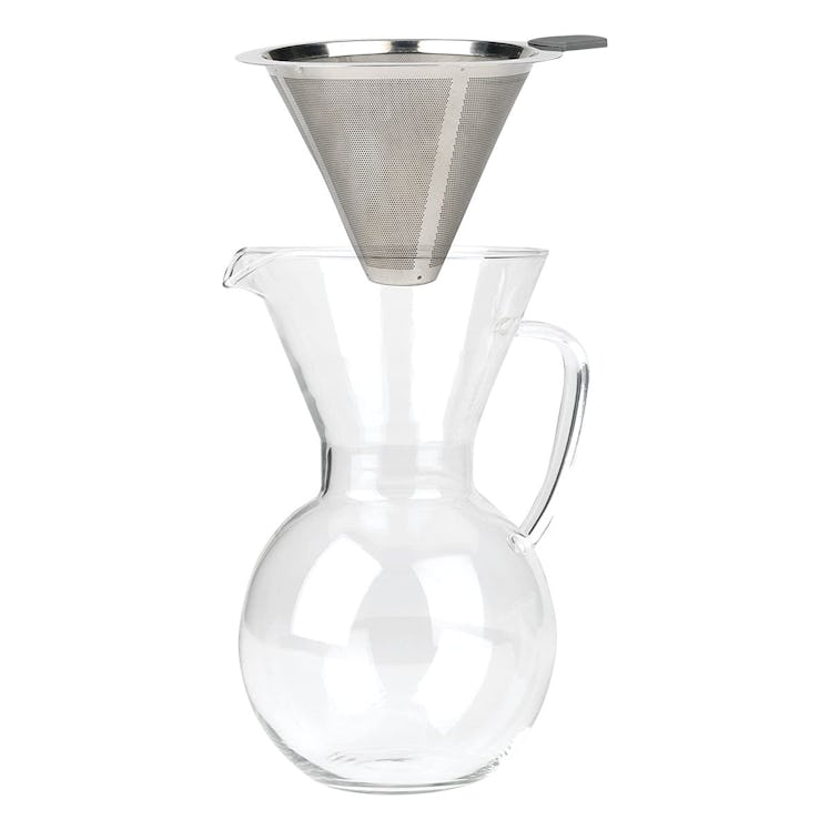 Bialetti Pourover Drip Coffee with Glass Carafe