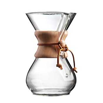 Chemex Pour-Over Glass Coffeemaker, 6 cup