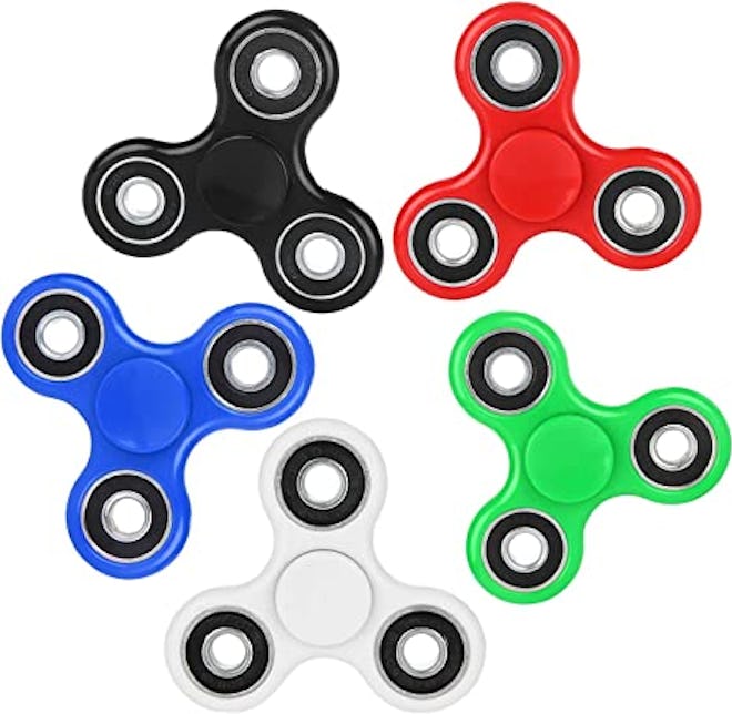 Fidget spinner toys for kids in five colors