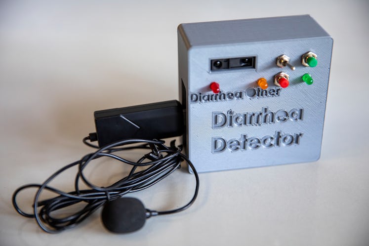 A diarrhea detector package that can be deployed to detect diseases.