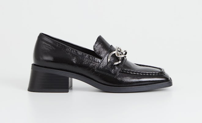 Blanca Loafer in Black Patent Leather