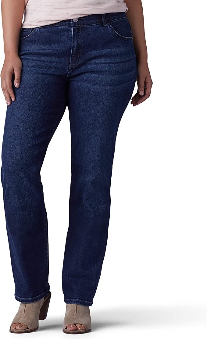 Lee Flex Motion Regular Fit Straight Leg Jeans