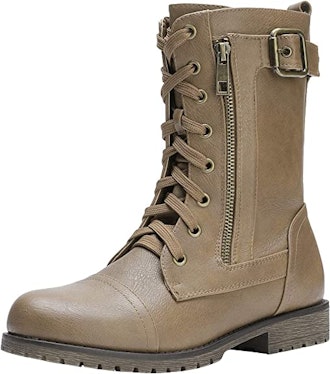 DREAM PAIRS Ankle Lace up Combat Boots