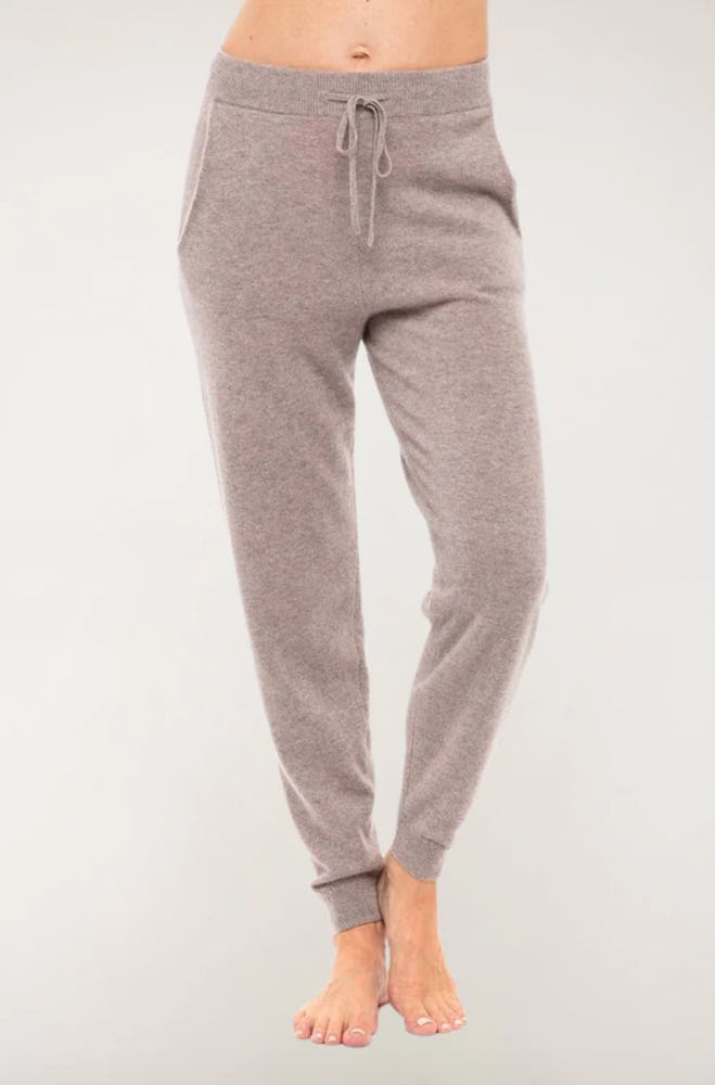 Tamara Cashmere Joggers in Hazelnut