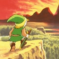 artwork from The Legend of Zelda NES game