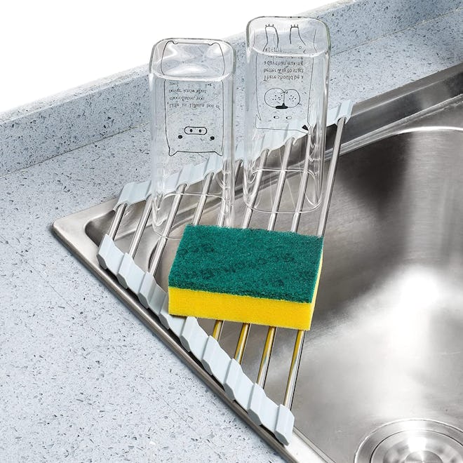 Tomorotec Triangle Roll-Up Dish Drying Rack