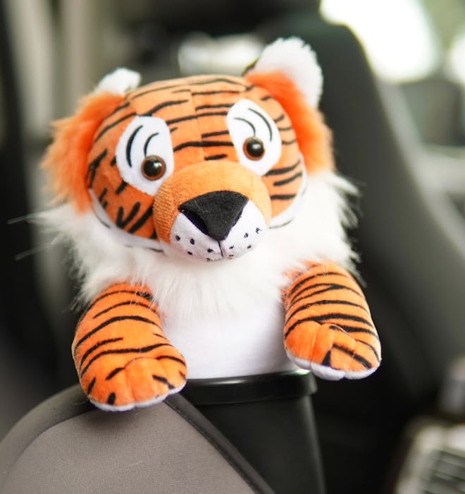 Tyler the Tiger Cup Holder Companion is one of the best sticking stuffers for kids.