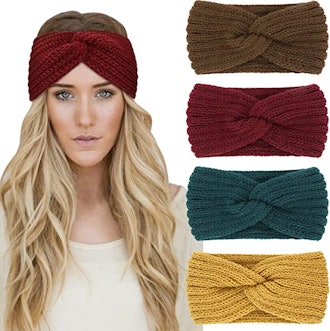 DRESHOW Knit Crochet Headbands