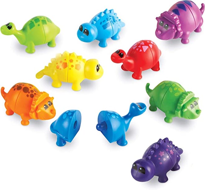 These Learning Resources Snap-n-Learn Matching Dinos are one of the top toys for 3-year-olds.