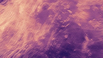 Venus’ lowlands are dominated by lava flows. 