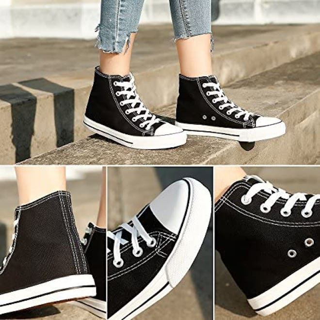 ZGR Canvas High Top Lace-Up Sneakers
