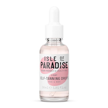 isle of paradise self tanning drops are the best face tanning drops with multiple color options