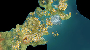 Genshin Interactive Map berry locations