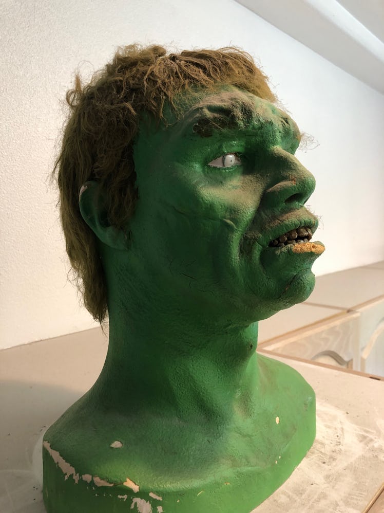 The original sculpt of the Hulk by Werner Kepler. This still sits above Kenneth Johnson’s refrigerat...