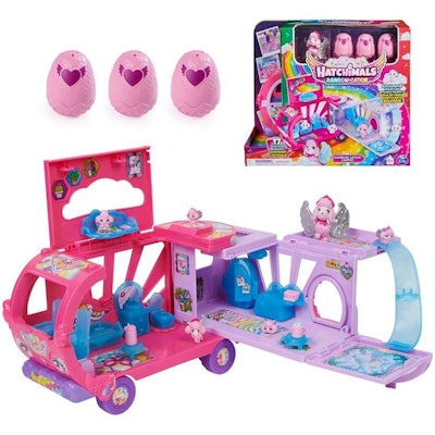 Hatchimals CollEGGtibles Transforming Rainbow-cation Camper Toy Car is a popular 2022 holiday toy fo...