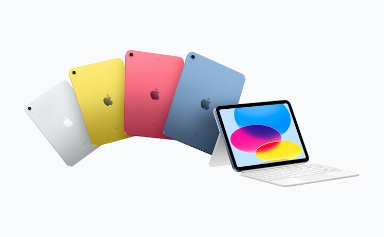 Apple 10th-generation iPad 2022 in multiple colors