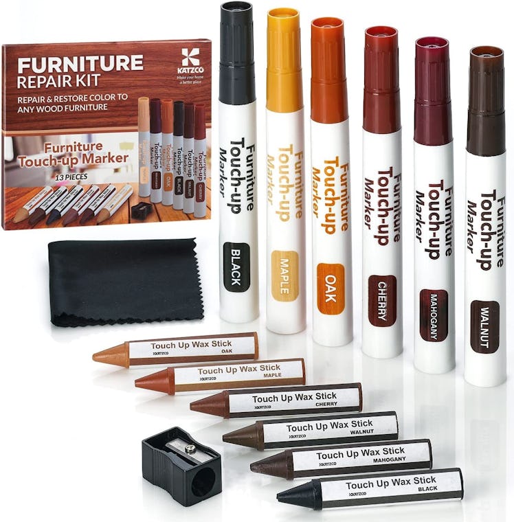  Katzco Wood Furniture Repair Markers (13 Pieces)