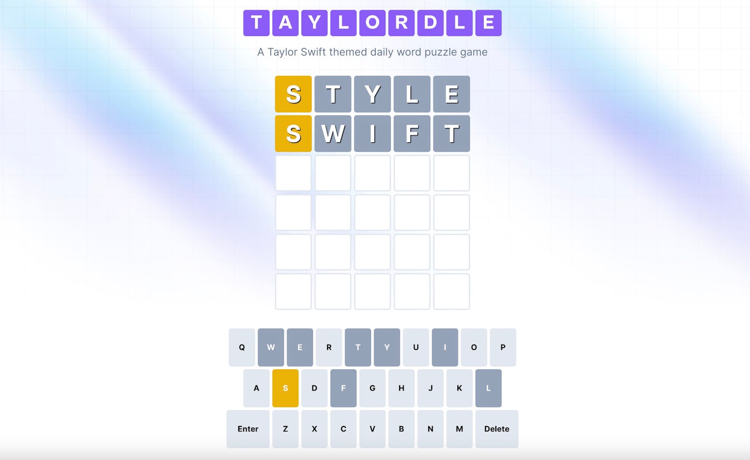 Taylor Swift Wordle & Heardle Games To Play Taylordle & More