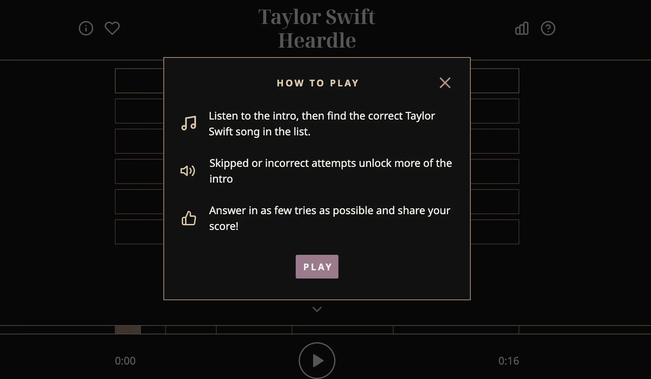 Taylor Swift Wordle Heardle Games To Play Taylordle More Taylor swift wordle heardle games to play taylordle more