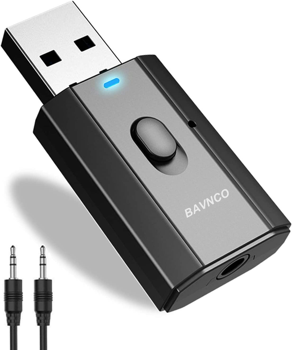 BAVNCO Mini Bluetooth Stereo Transmitter
