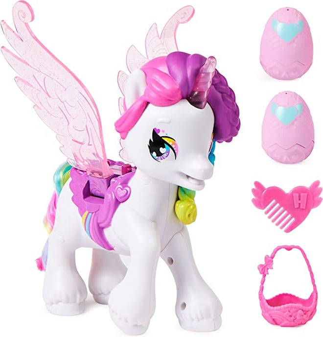 Hatchimals Rainbow-cation CollEGGtibles Interactive Hatchicorn Unicorn Toy is a popular 2022 holiday...