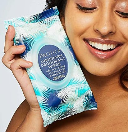 Pacifica Beauty Underarm Deodorant Wipes, 30 Count
