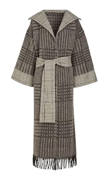Shetland wool coat