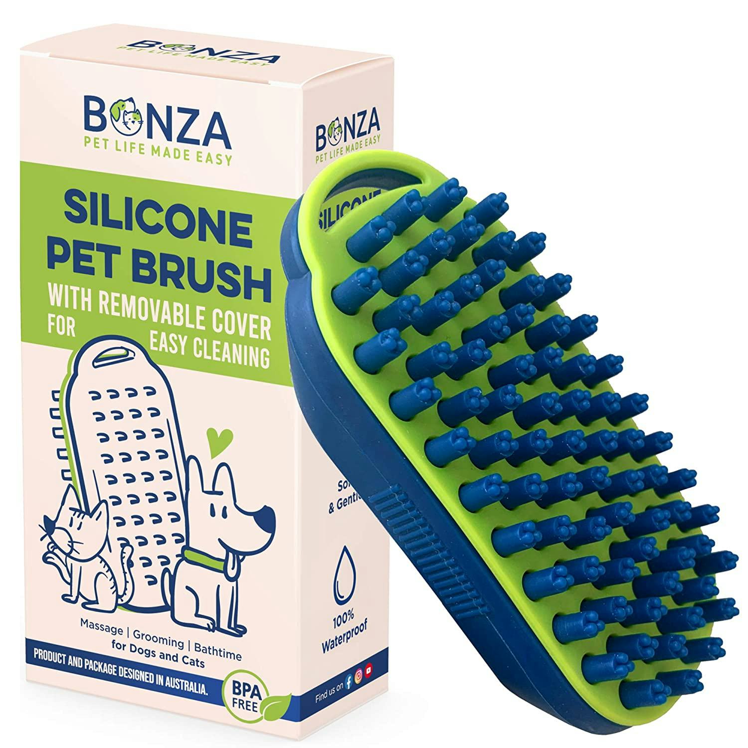Bonza Dog and Cat Massage Brush
