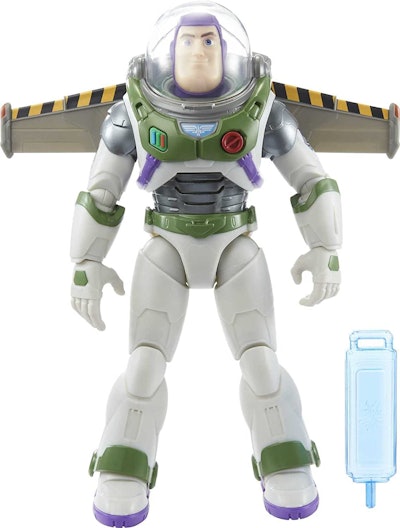 Disney and Pixar Buzz Lightyear Action Figure with Liftoff Vapor Trail best holiday 2022 toy for kid...