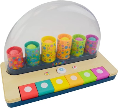  Playskool Little Wonders Pop-A-Tune Piano Toy  is a best 2022 holiday toy for 1-year-olds