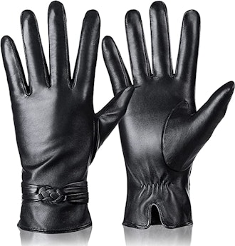 QNLYCZY Genuine Leather Gloves