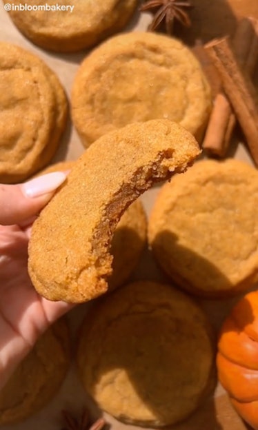 These easy pumpkin spice cookies are a recipe from TikTok.