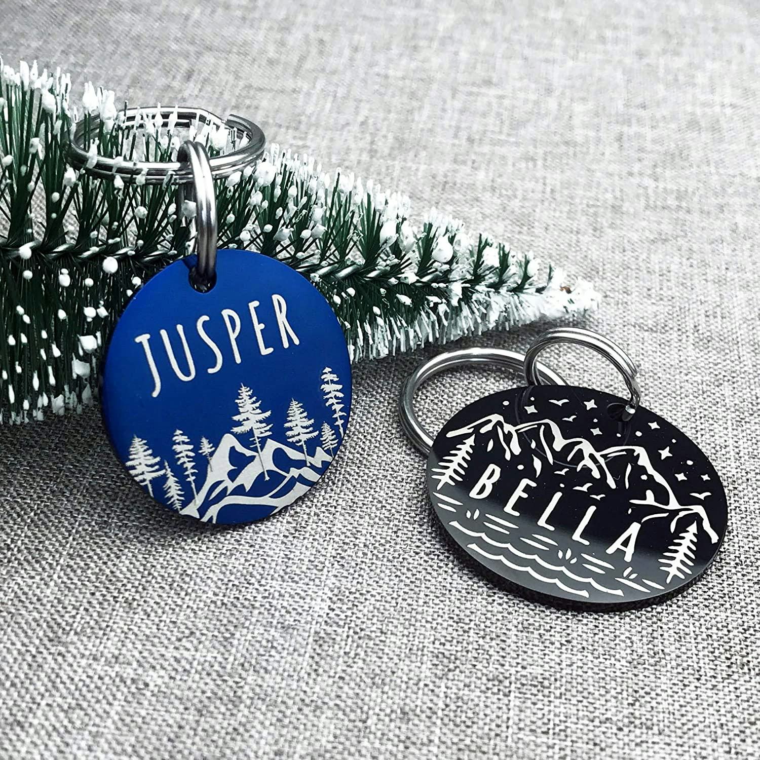 vimdevs Stainless Steel Personalized Dog Tag