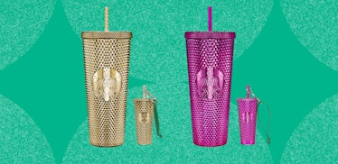 Starbucks Cold Cups - Flower / No-Bling