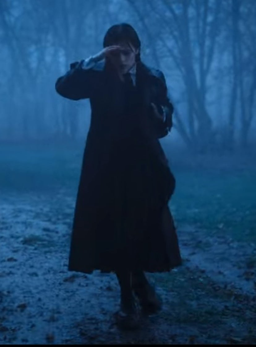 Jenna Ortega as Wednesday Addams in “Wednesday”