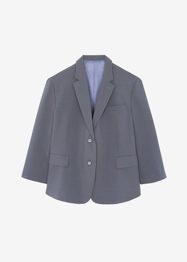 The Frankie Shop oversized gray blazer