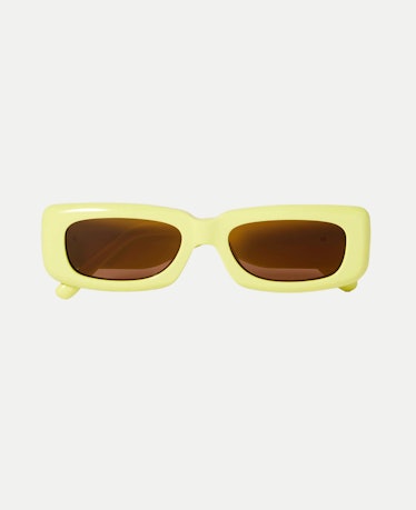 Mini Marfa Rectangular-Frame Acetate Sunglasses