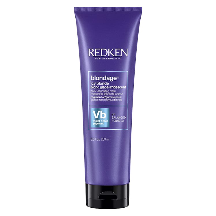 redken color extend blondage icy blonde color depositing mask is the best color depositing purple ha...