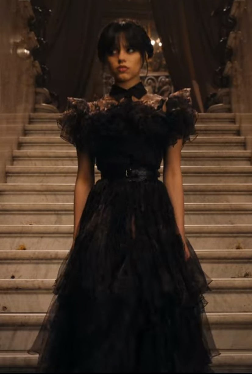 Jenna Ortega's Goth Outfits Are The Star Of Netflix's 'Wednesday'