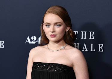 Sadie Sink attends "The Whale" New York Screening at Alice Tully Hall, Lincoln Center on November 29...