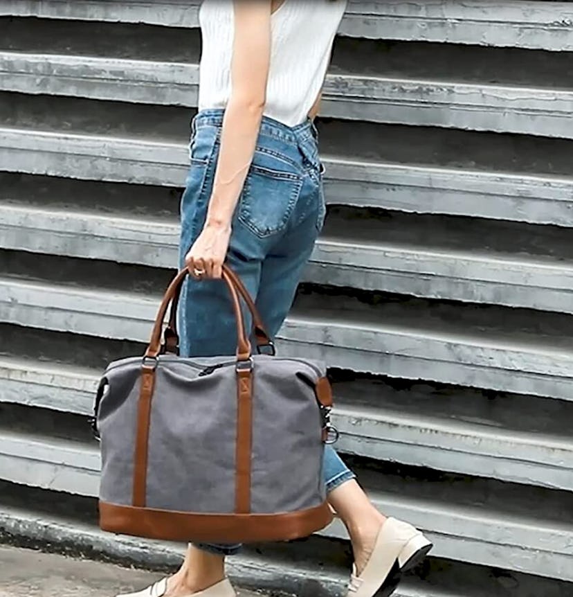 Bluboon Canvas Weekender Bag