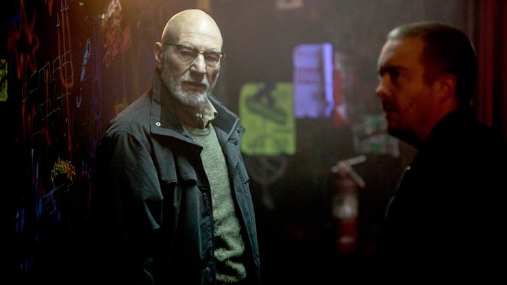 Patrick Stewart and Macon Blair in Jeremy Saulnier's Green Room