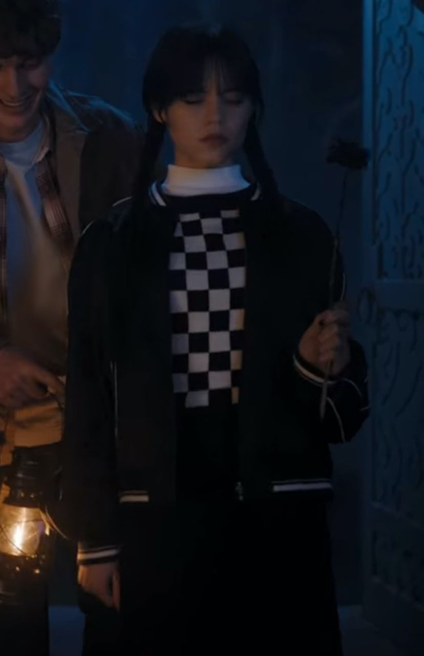 Jenna Ortega as Wednesday Addams in "Wednesday"