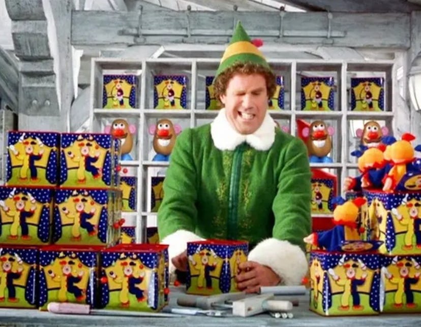 Will Ferrell's jack-in-a-box reaction in "Elf."