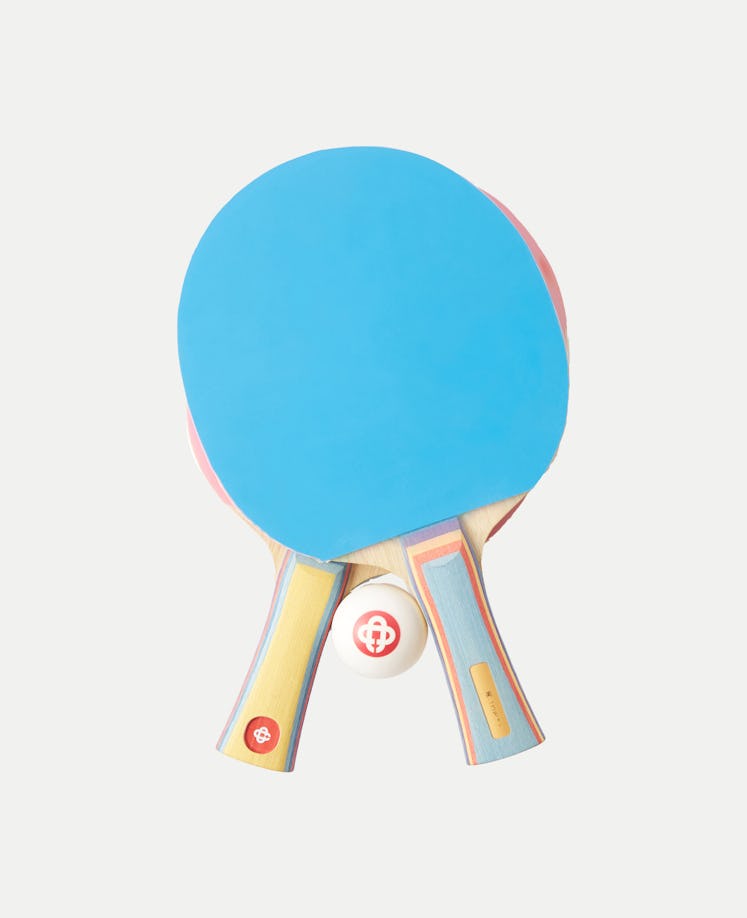 Set Of Table Tennis Bats And Ball