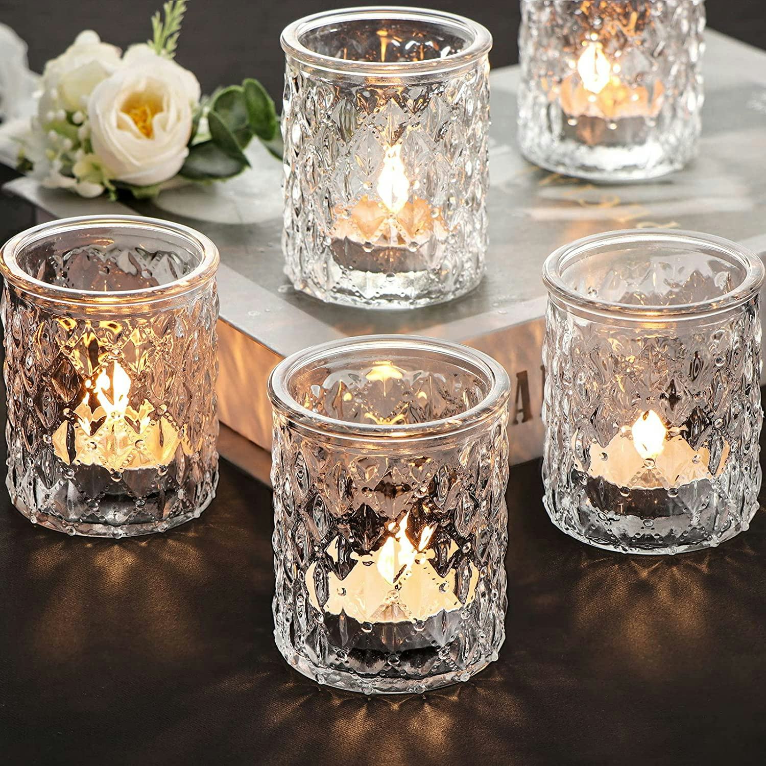 NITIME Votive Candle Holders (12 Pieces)