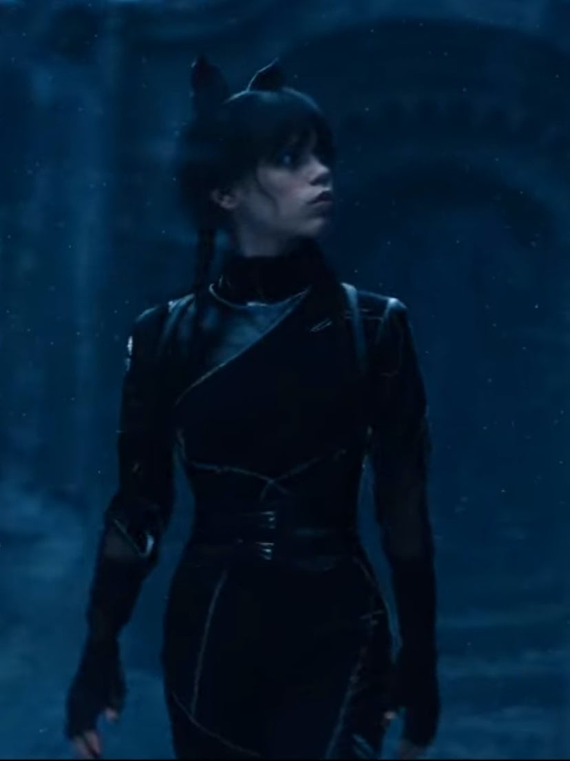 Jenna Ortega as Wednesday Addams in “Wednesday”